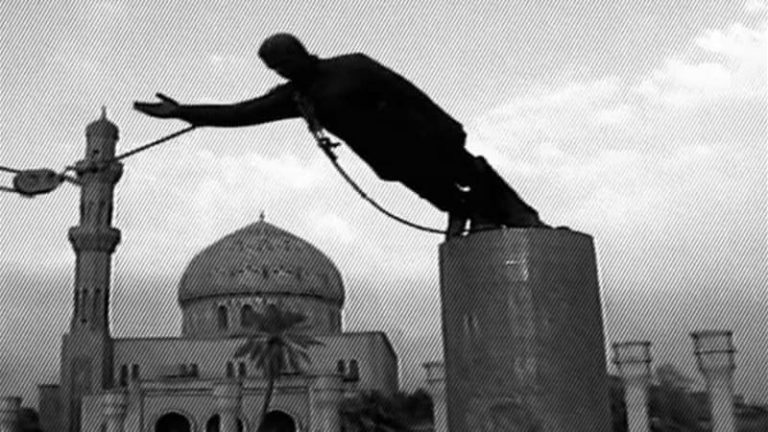 Dictator Swagger – April 9, 2003 – Saddam Hussein Statue Pulled Down In Central Baghdad