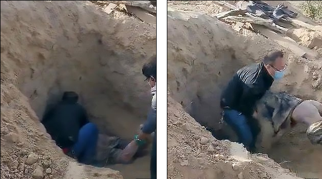 Son Buries Paralysed Mother Alive