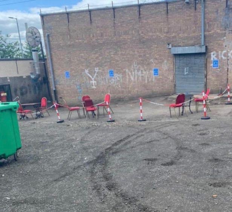 Scotland's worst beer garden
