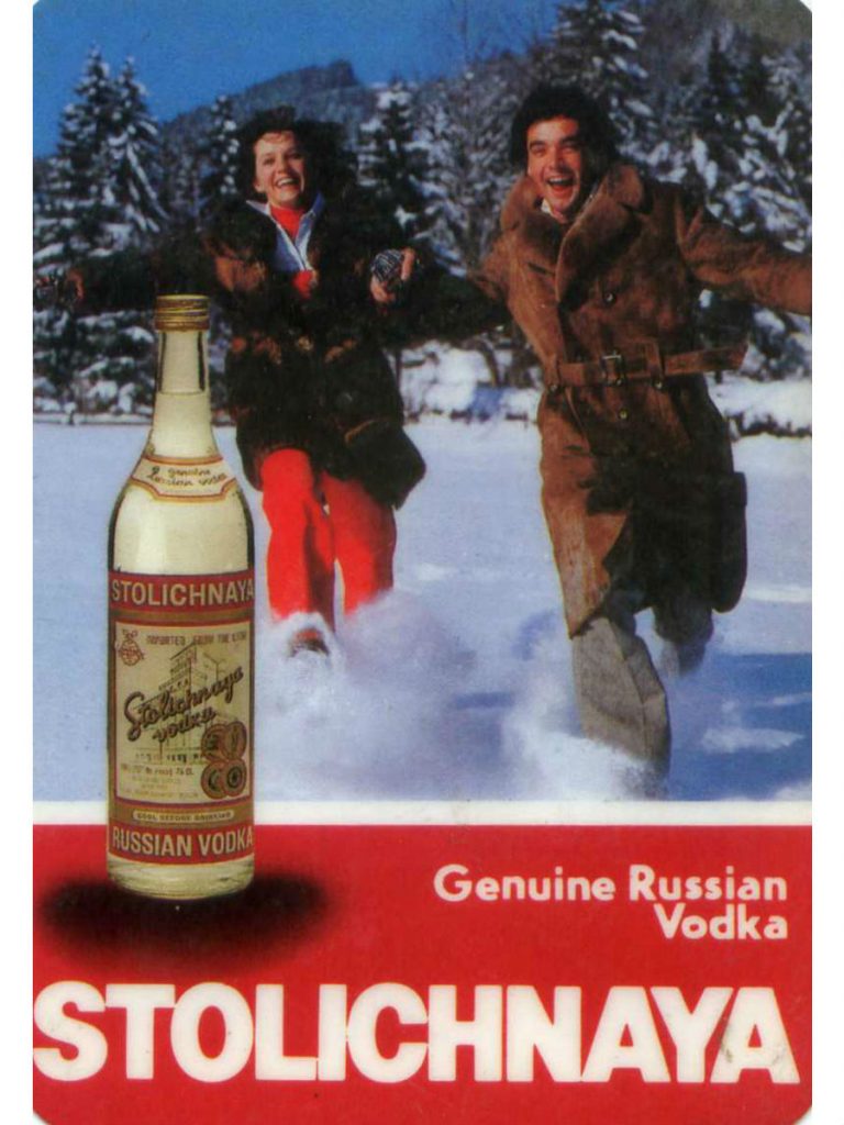 Stolichnaya Russian vodka