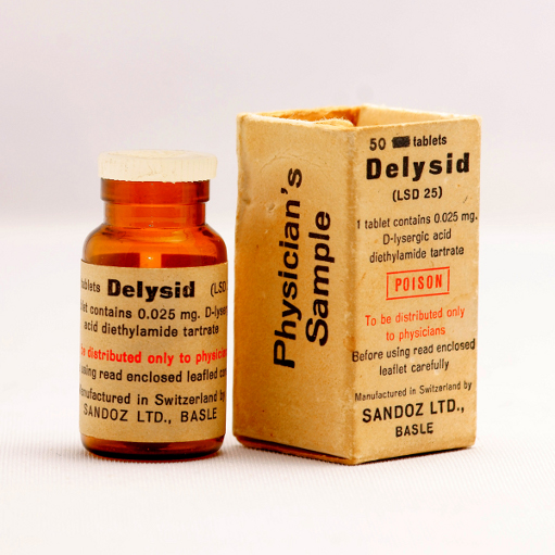 Delysid, a brand-name for legal LSD.