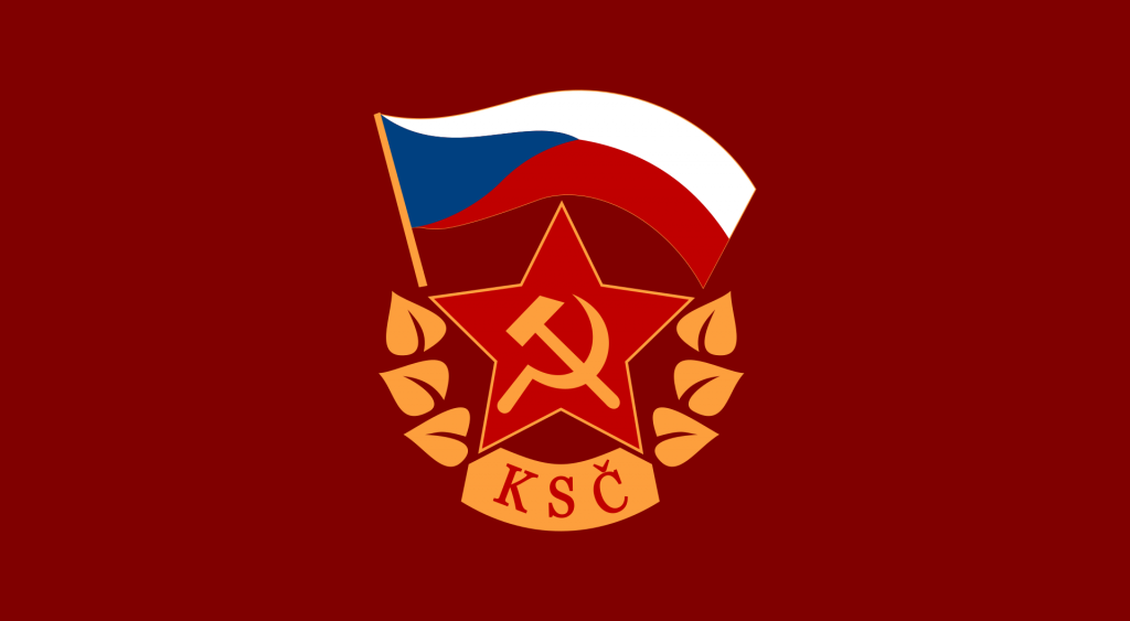 Flag of the Communist Party of Czechoslovakia
