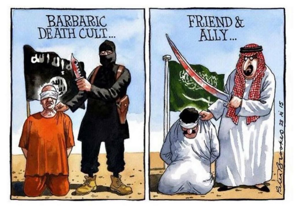 Saudi Arabia are hypocrites