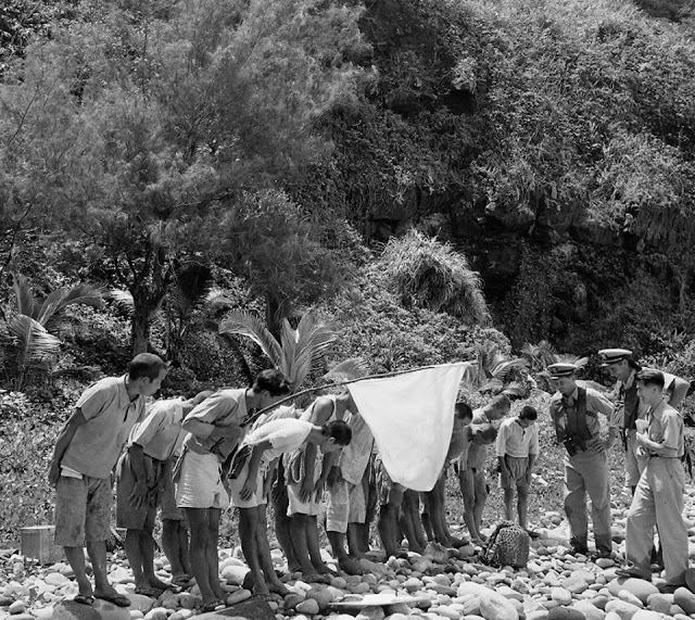Japanese holdout surrender in 1951, island of Anatahan